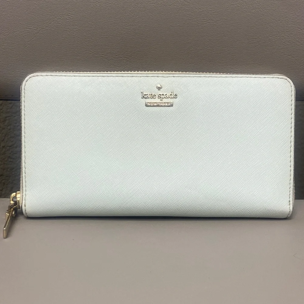 Kate Spade Light Blue Wallet - Picture 1 of 9